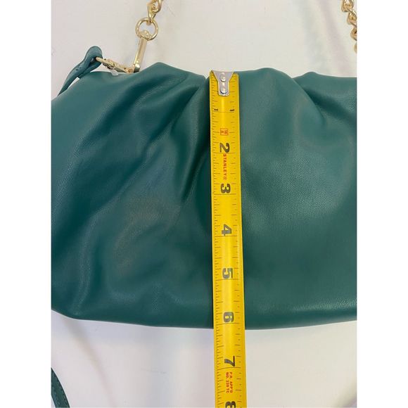 INC Green Vegan Leather Satchel bag NWOT - Picture 5 of 11